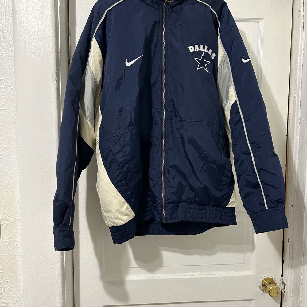 Nike Navy and White Jacket